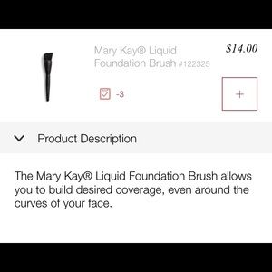 Liquid foundation brush